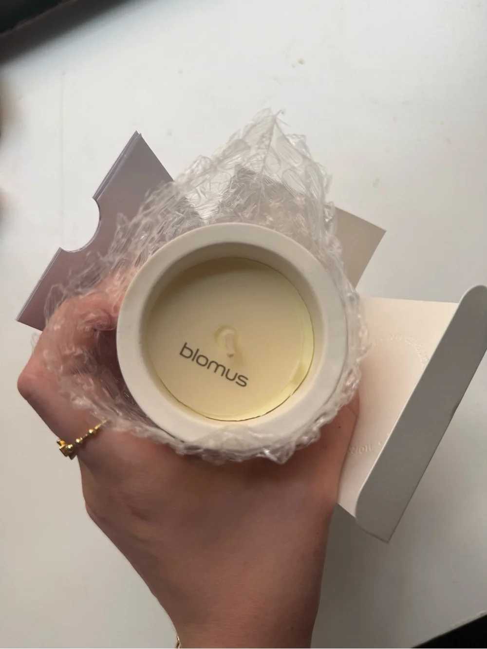 NEW Blomus French Cotton Candle